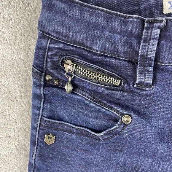 Freeman T. Porter Jeans Women's XS Cigarette Skinny Dark Wash European Denim - Picture 4 of 13